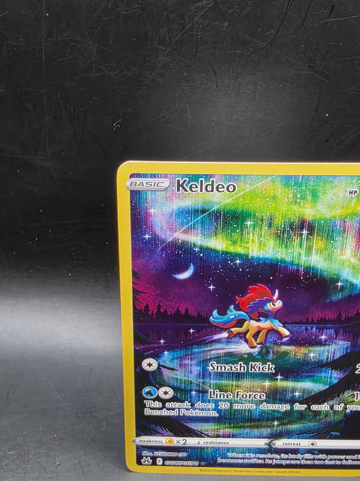 Keldeo GG07/GG70, Crown Zenith Galarian Gallery, Holo Ultra Rare, English