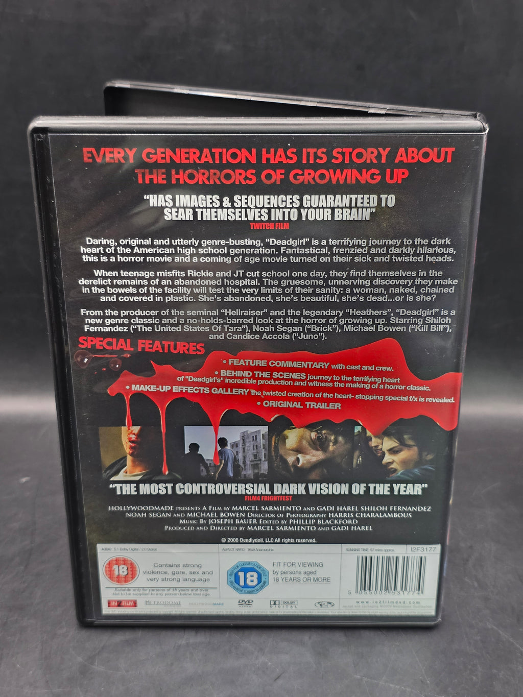 Dead Girl DVD UK REGION 2 Shiloh Fernandez Horror