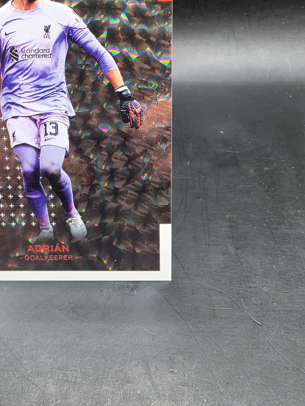 Adrian - Icy Parallel - TOPPS Card Liverpool Team Set 2022/23