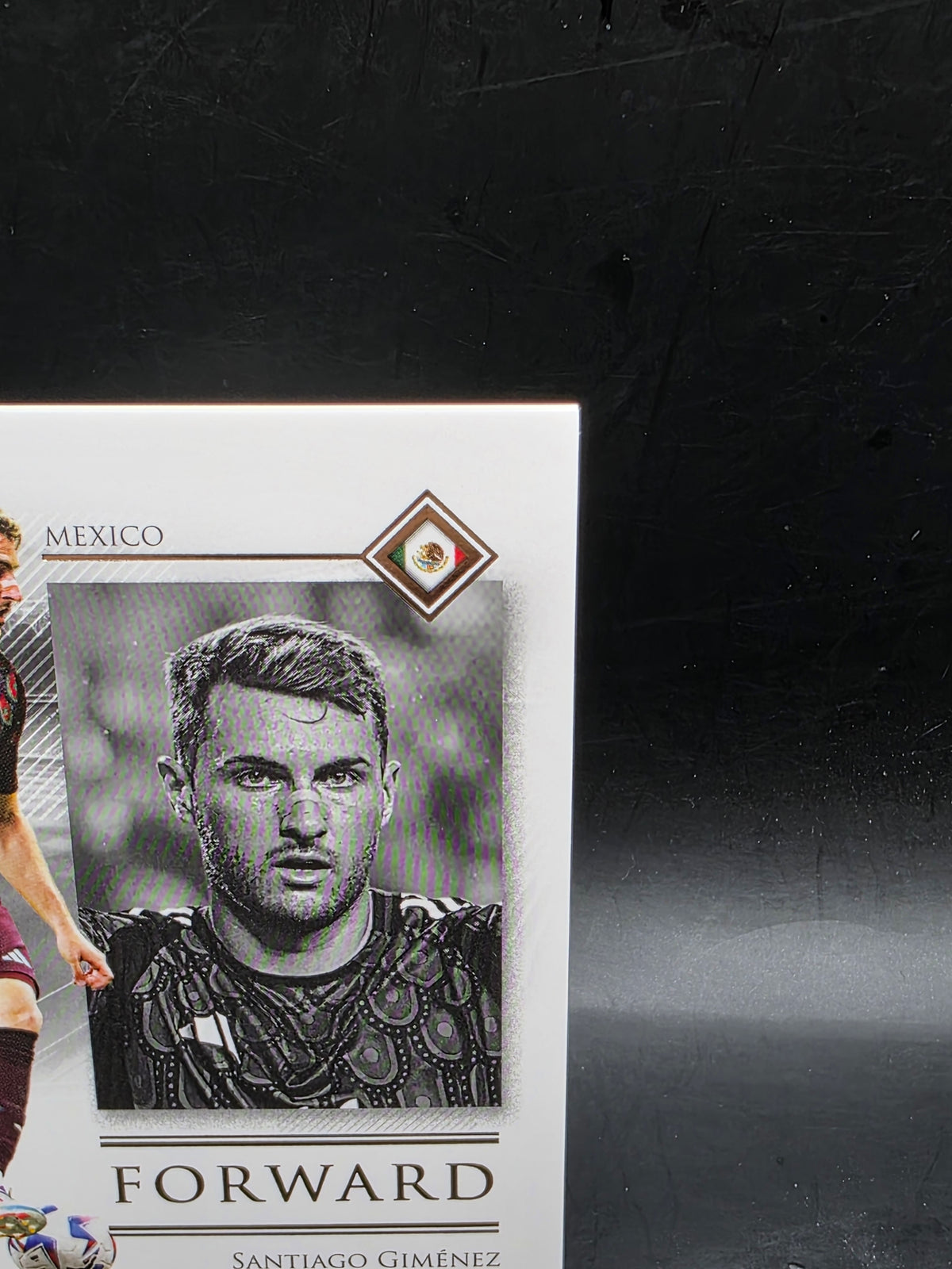 Futera Unique 2025 Santiago Gimenez Parallel Mexico AC Milan #066