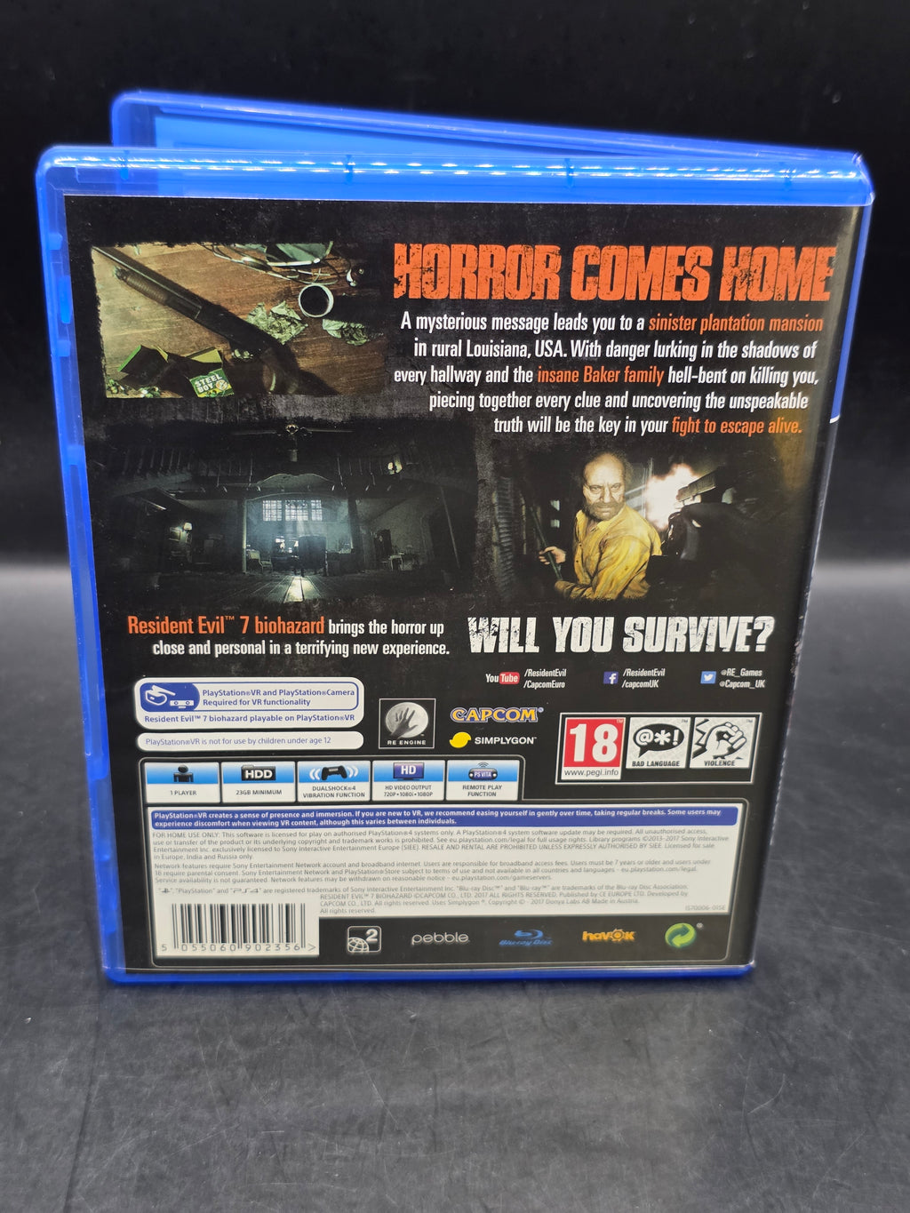 Resident Evil VII: Biohazard - Sony PlayStation 4 - PS4