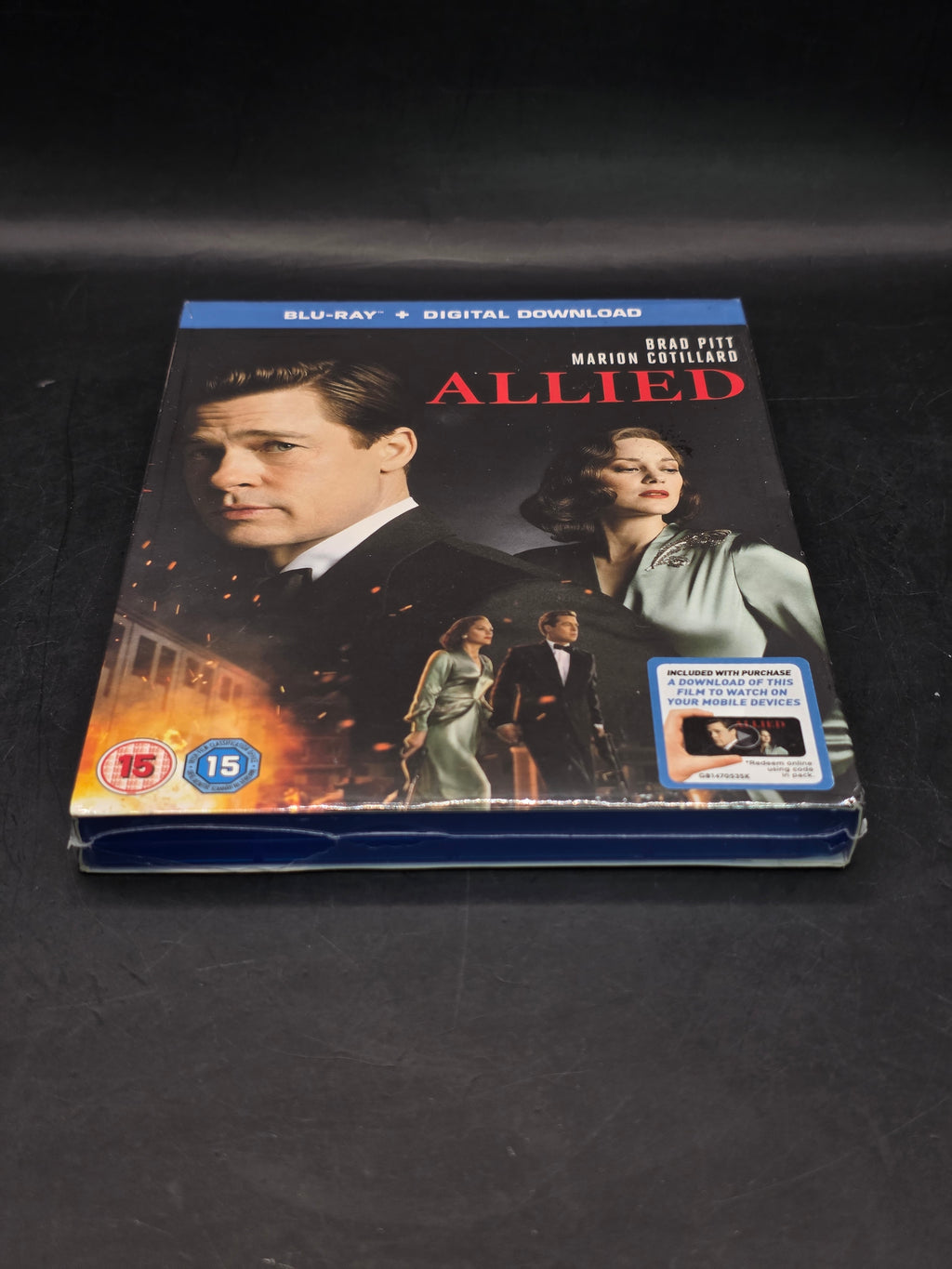 Allied Blu-ray DVD Brad Pitt ⭐️ Brand New & Sealed