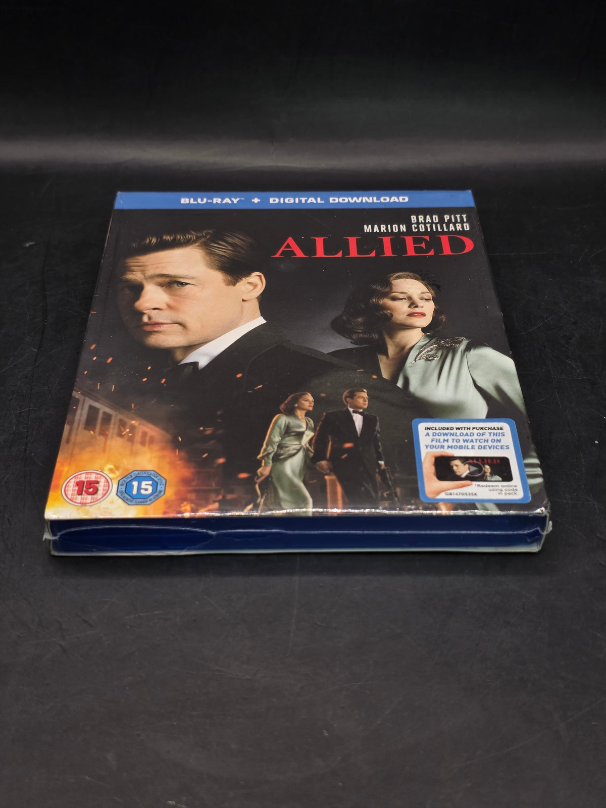 Allied Blu-ray DVD Brad Pitt ⭐️ Brand New & Sealed