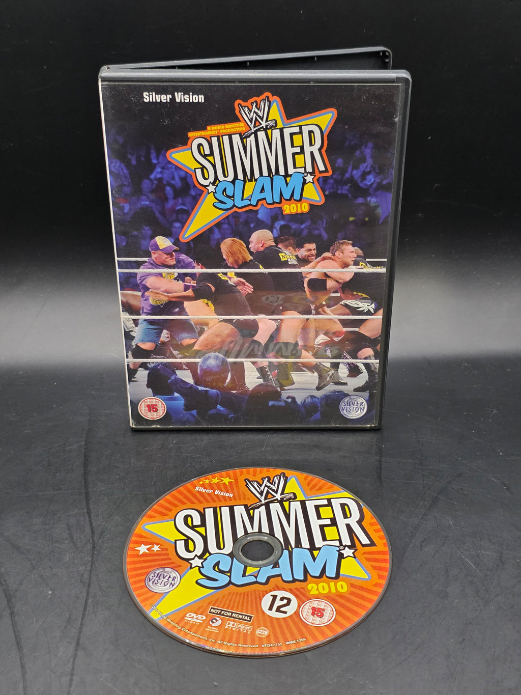 WWE Summer Slam 2010 Silver Version John Cena Sheamus Randy Orton