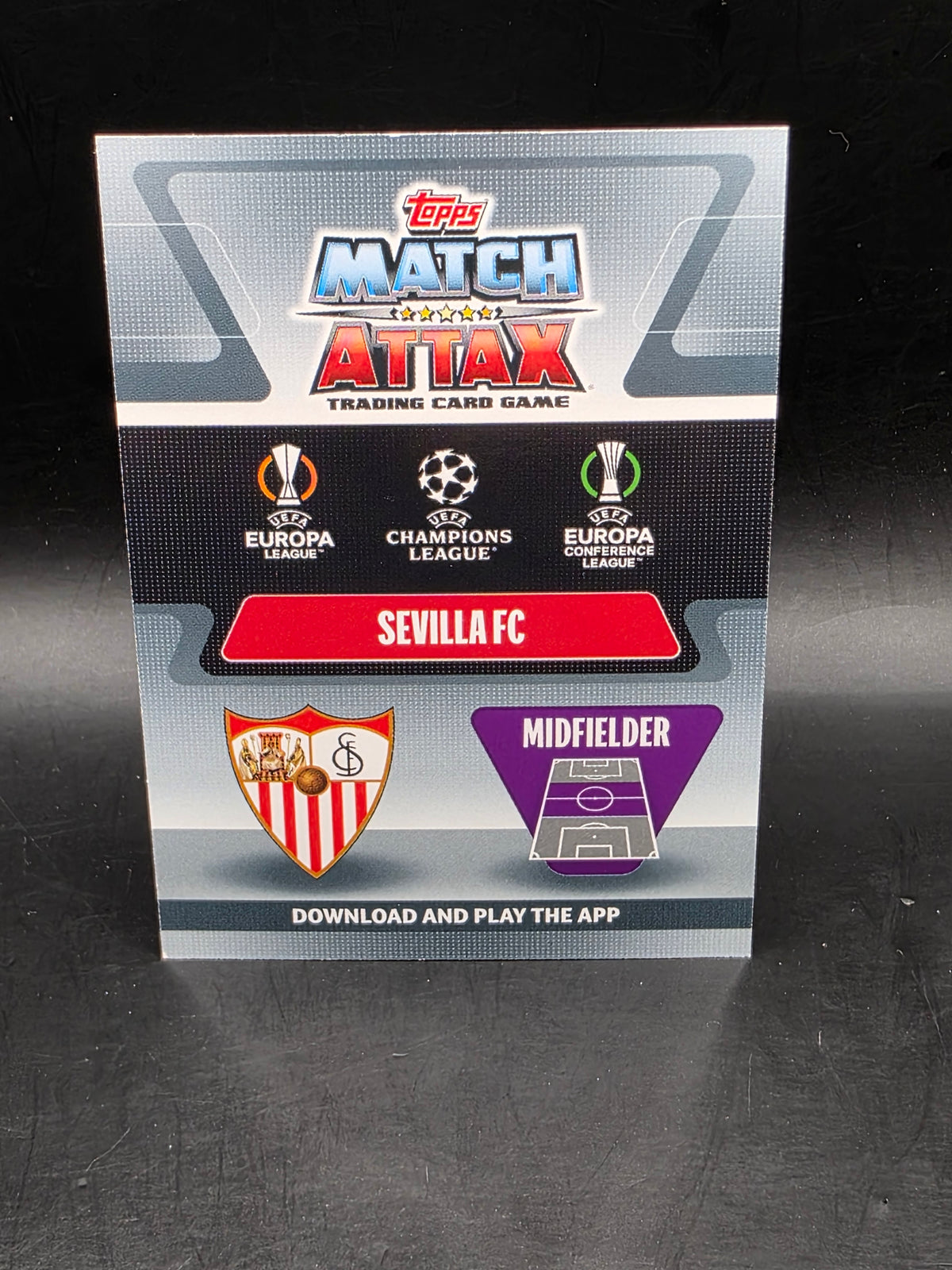 Topps Match Attax CL 2021/22 - Joan Jordan Crystal Parallelo #254 Sevilla FC