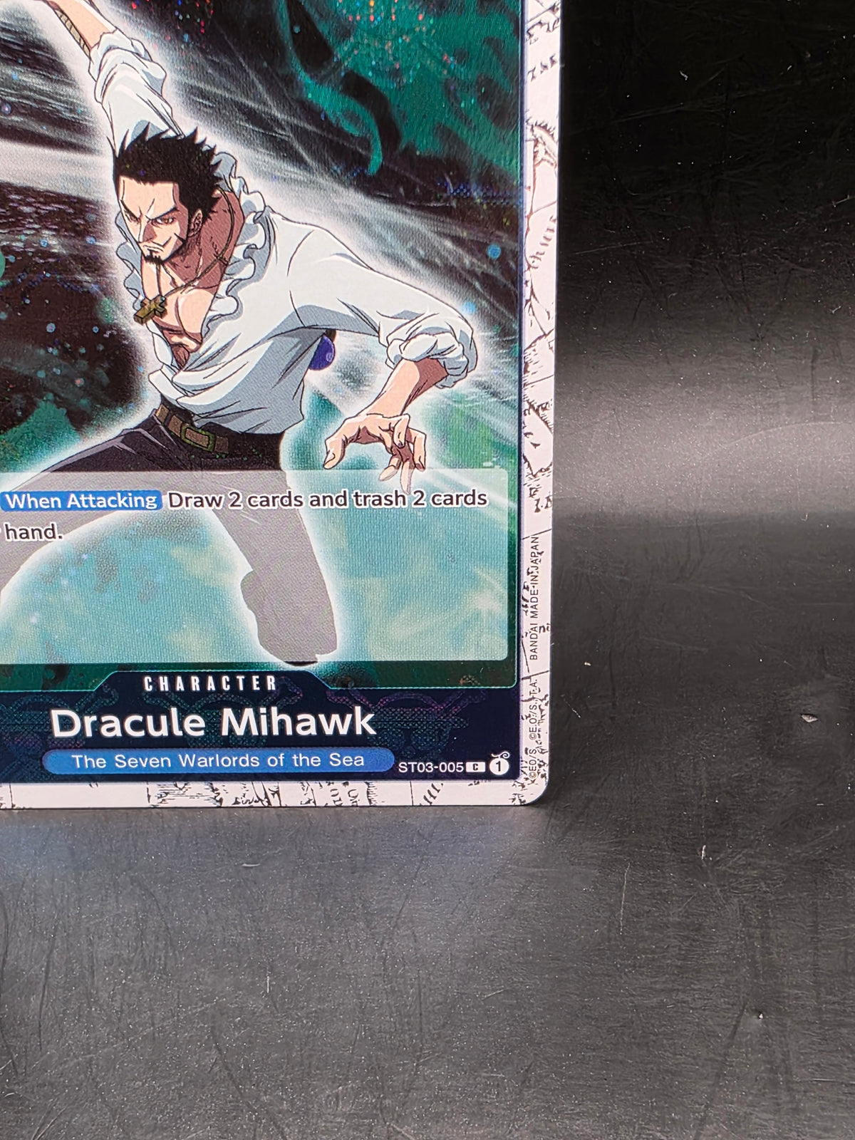 Dracule Mihawk (Jolly Roger Foil) ST03-005 Premium Booster -The Best- One Piece