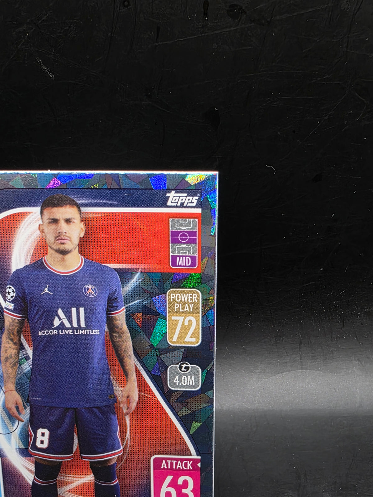 Match Attax 21/22 Paredes Paris Saint-Germain PSG 146 Crystal 2021/2022