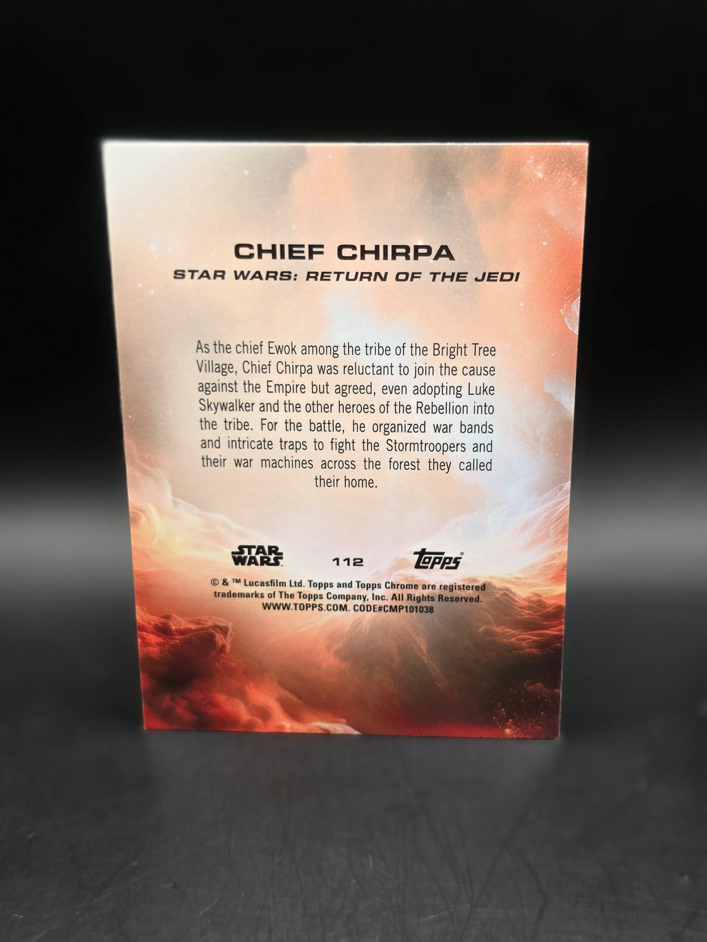 Chief Chirpa Topps Chrome Star Wars 2025 Base #112