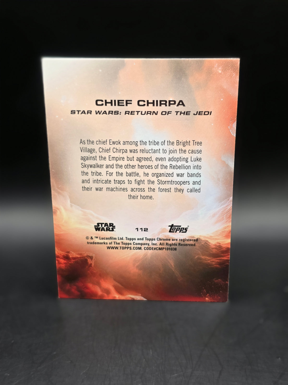 Chief Chirpa Topps Chrome Star Wars 2025 Base #112
