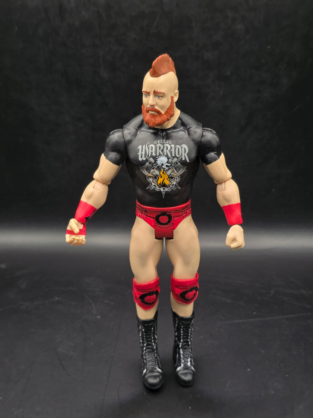 Sheamus 2017 Mattel WWE Wrestling Action Figure The Celtic Warrior 7.25" Red Blk