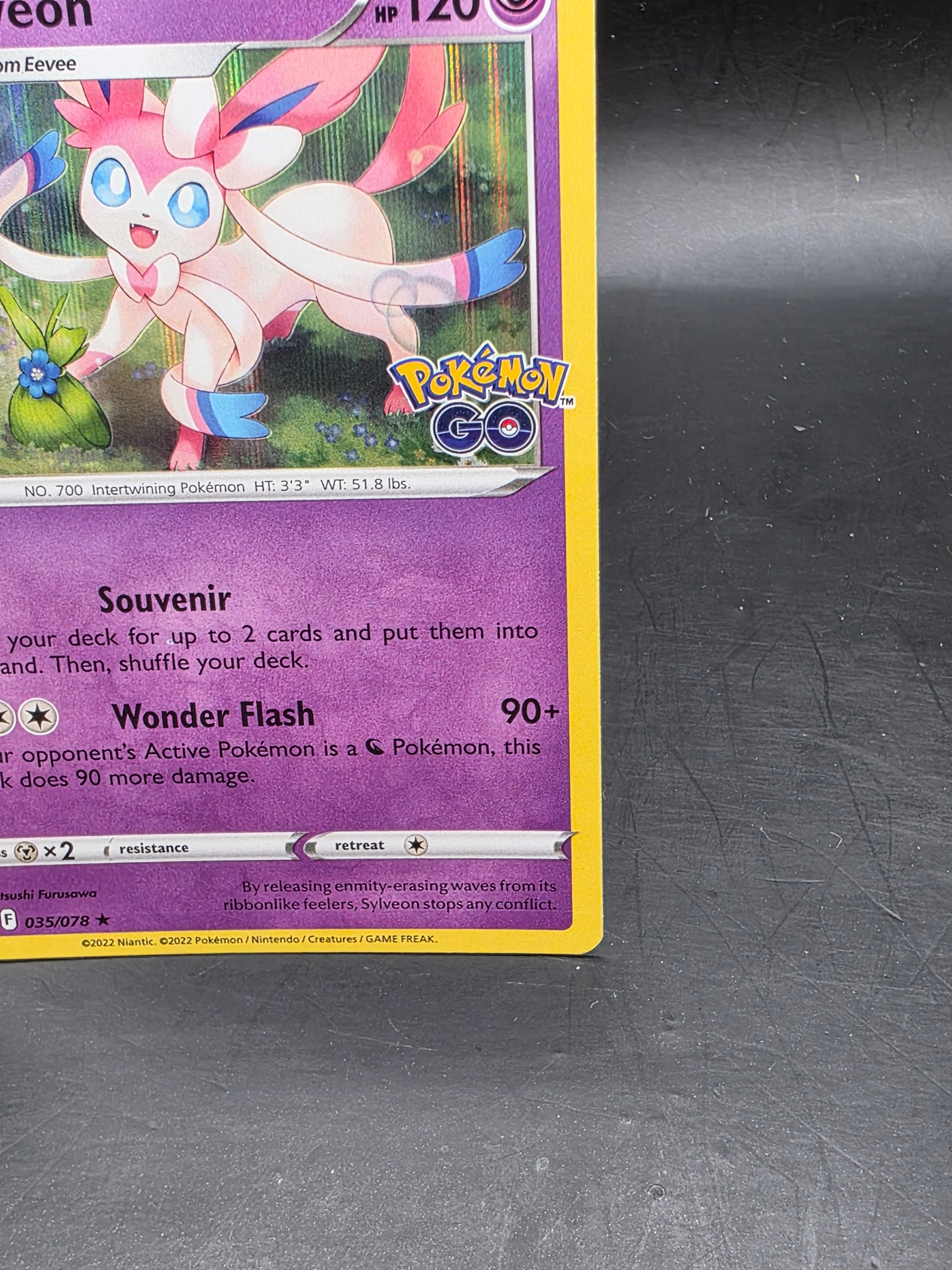 Sylveon Holo Rare Pokemon GO 035/078 NM