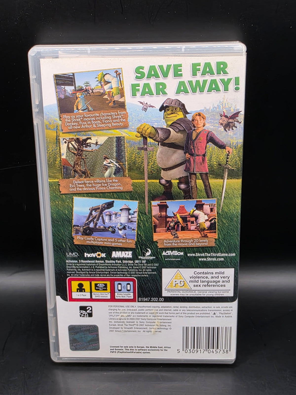Shrek the Third - Sony PSP - Boxed Game - Tested & Working