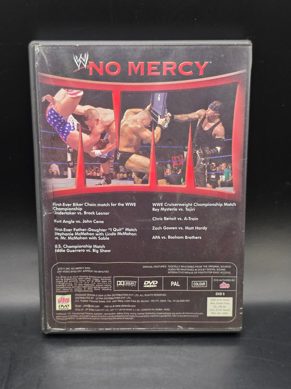 No Mercy 2003 DVD