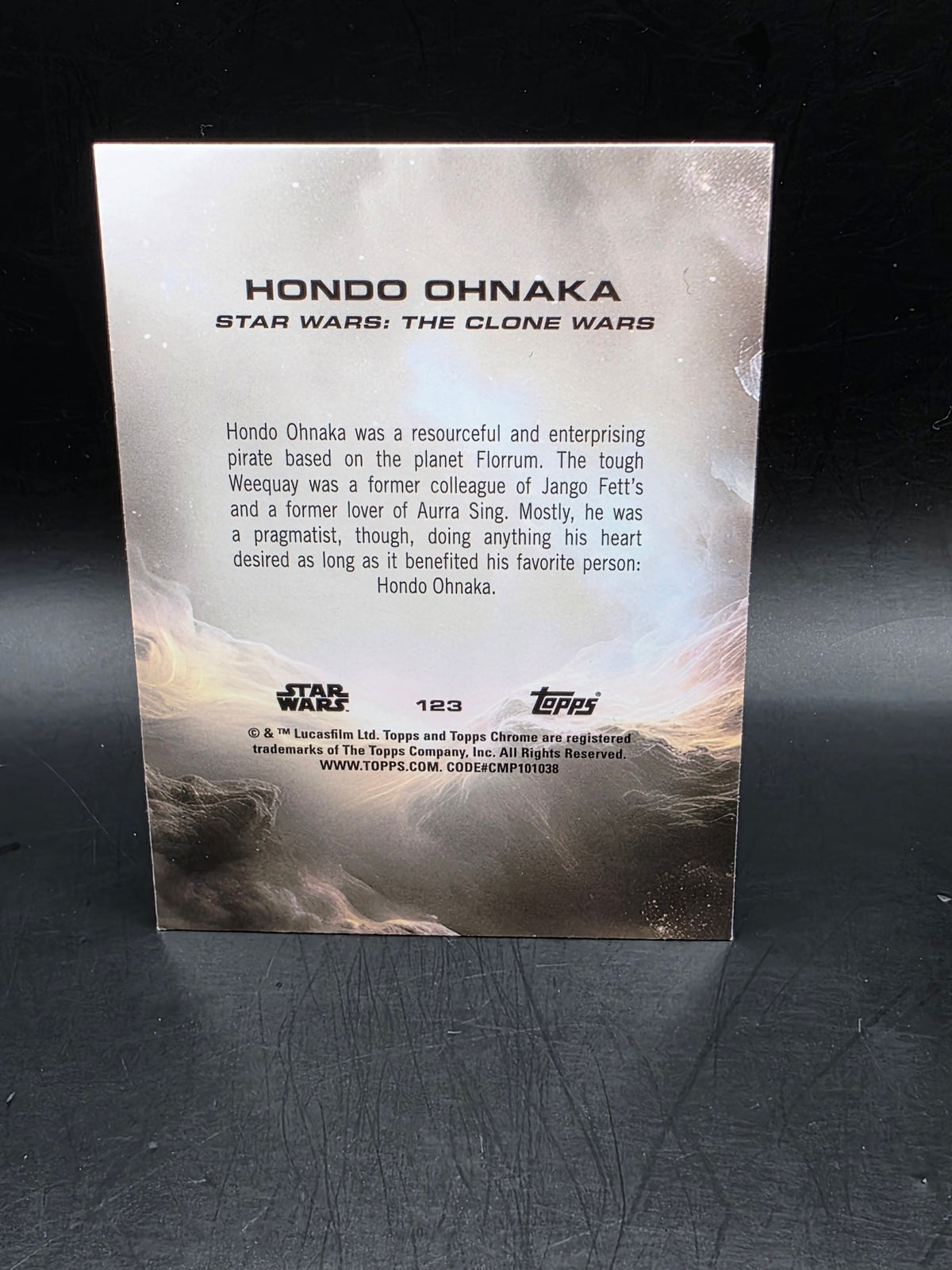Hondo Ohnaka Topps Chrome Star Wars 2025 Base #123