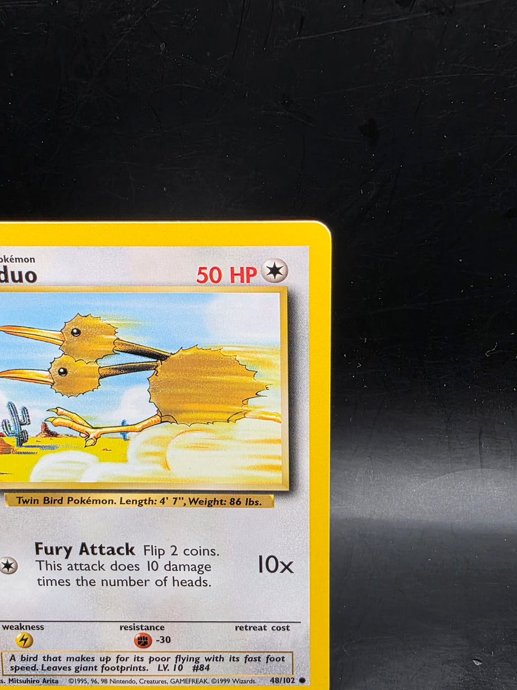 Doduo 48/102 | Base Set | Non Holo Pokemon Card LP