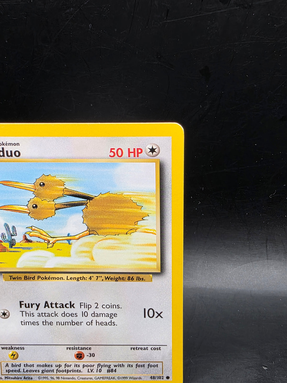 Doduo 48/102 | Base Set | Non Holo Pokemon Card LP