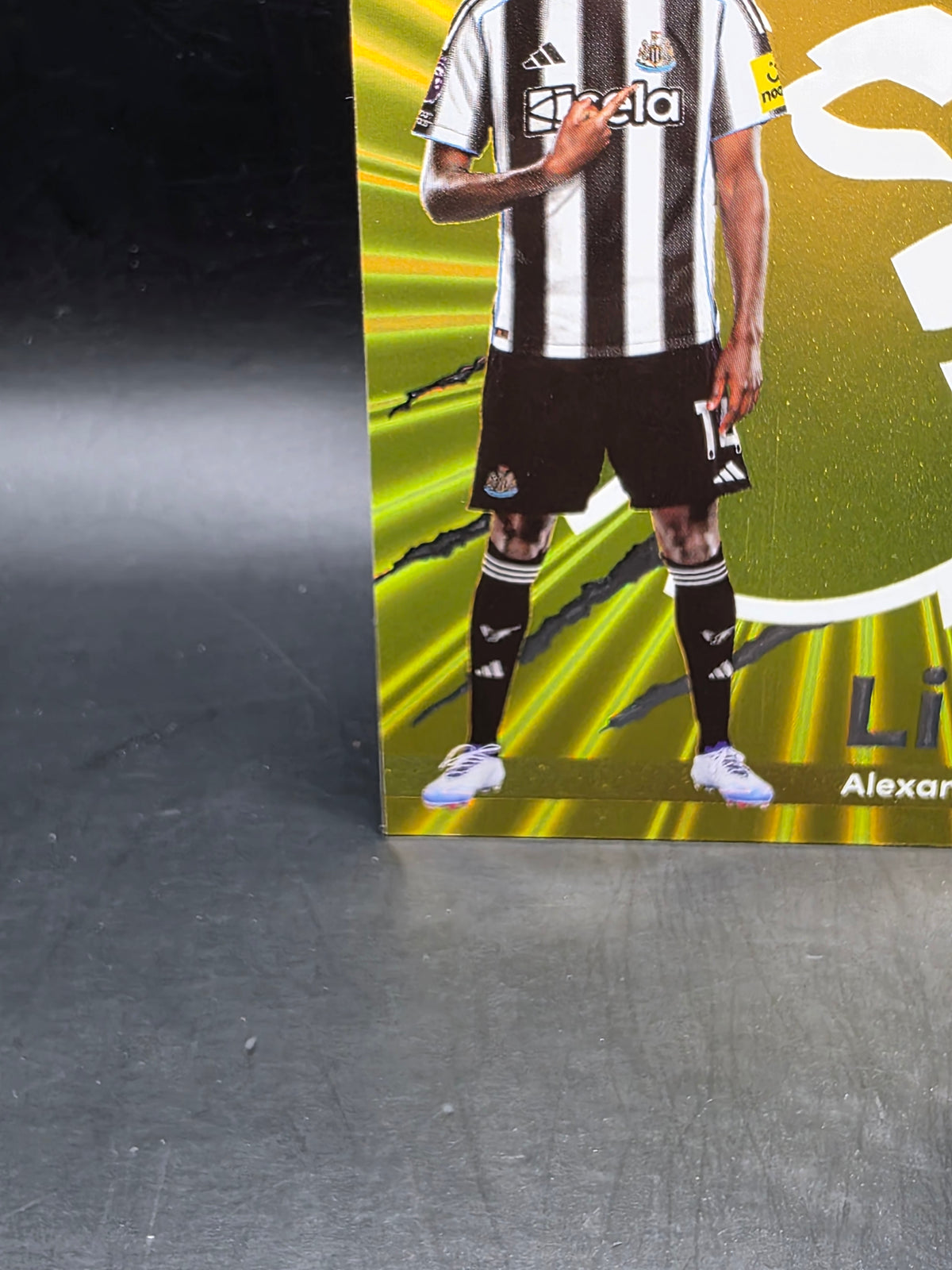 Alexander Isak 2025 Topps Premier League Gold Lion Insert Newcastle United GL14