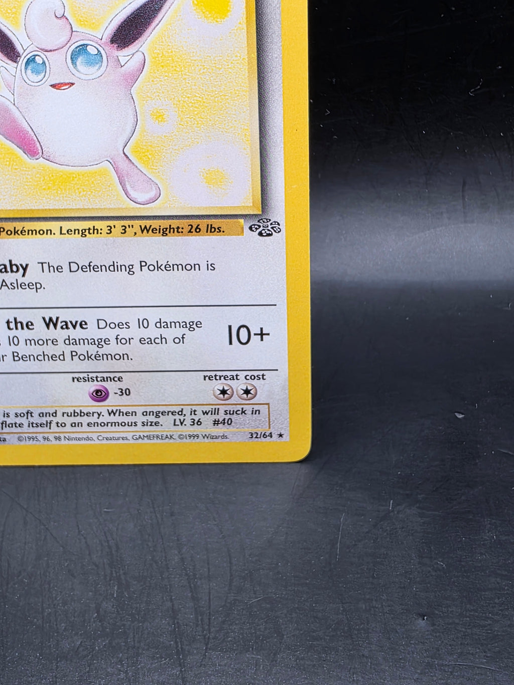 Pokémon TCG Wigglytuff Jungle 32/64 Regular Rare LP