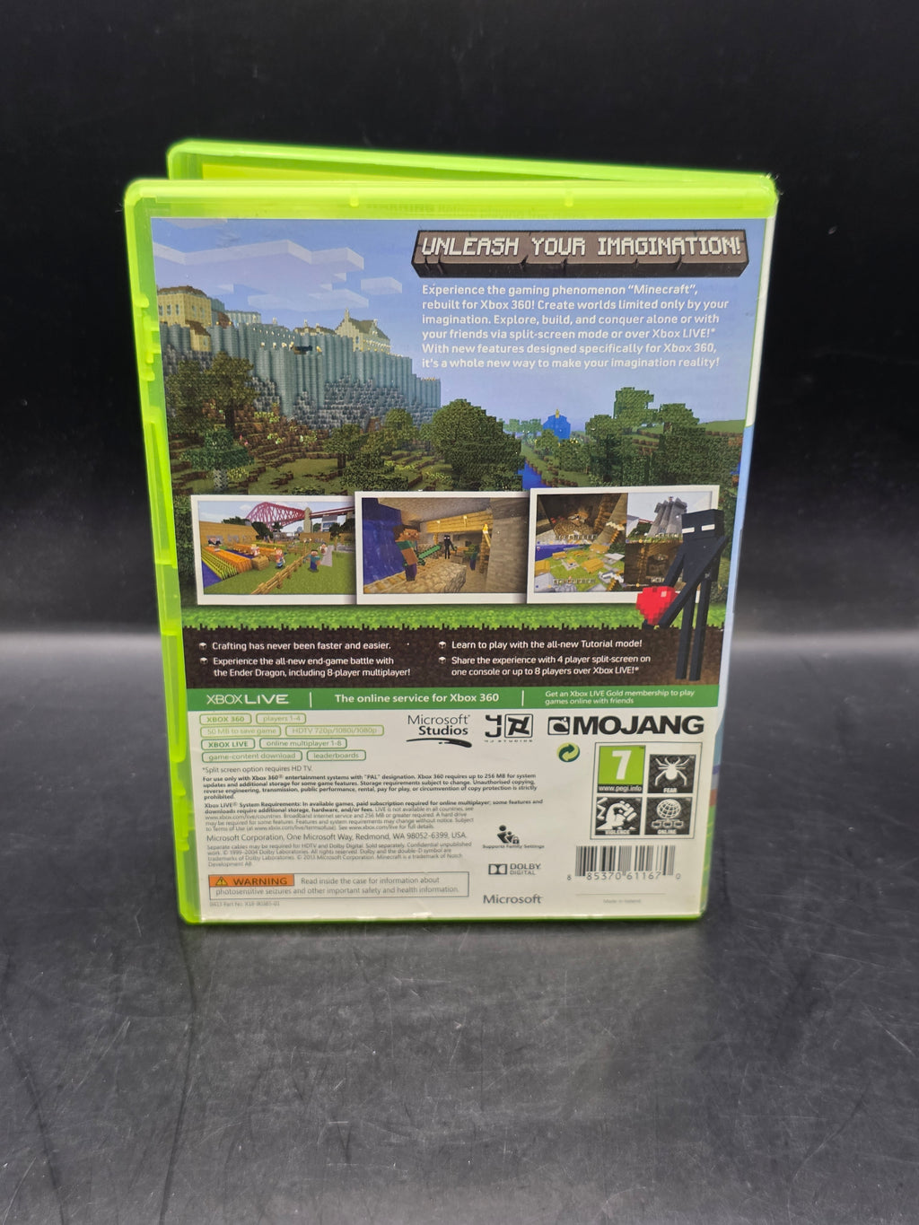 Minecraft Xbox 360 Game - PAL