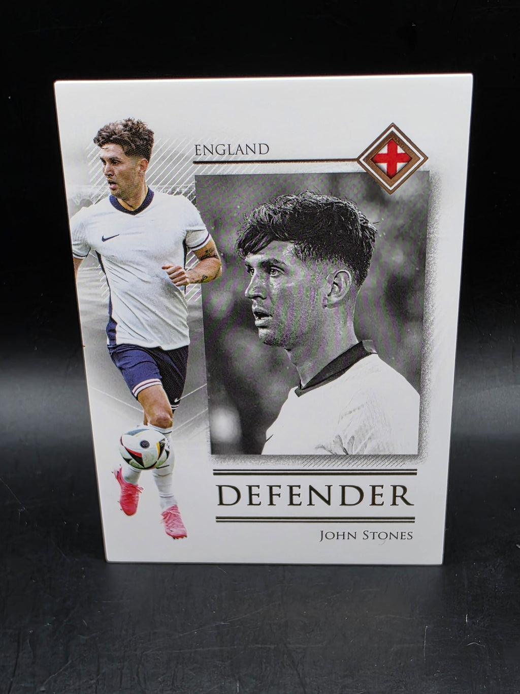 Futera Unique John Stones England Defender 027 Fußball Trading Card 2025