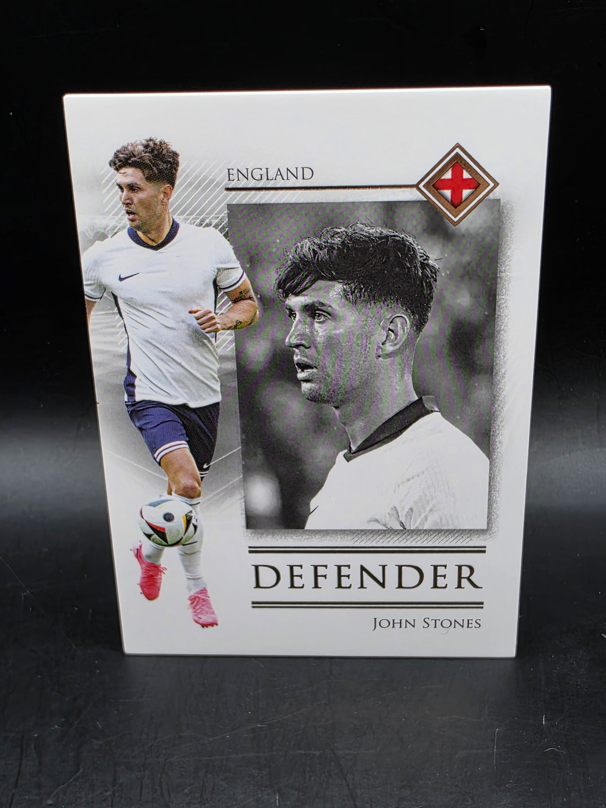 Futera Unique John Stones England Defender 027 Fußball Trading Card 2025