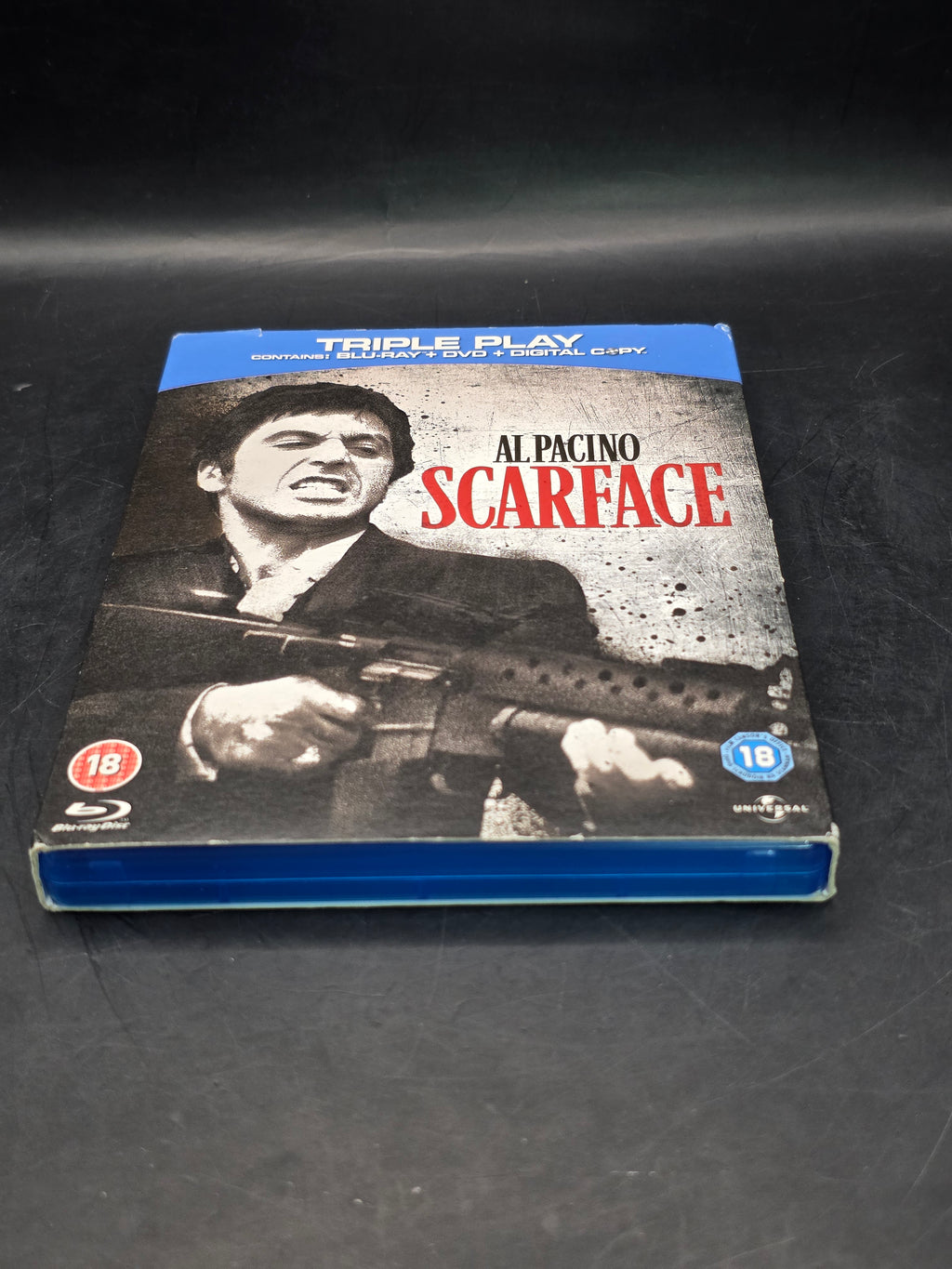Al Pacino Scarface Triple Play DVD Blu Ray And Digital