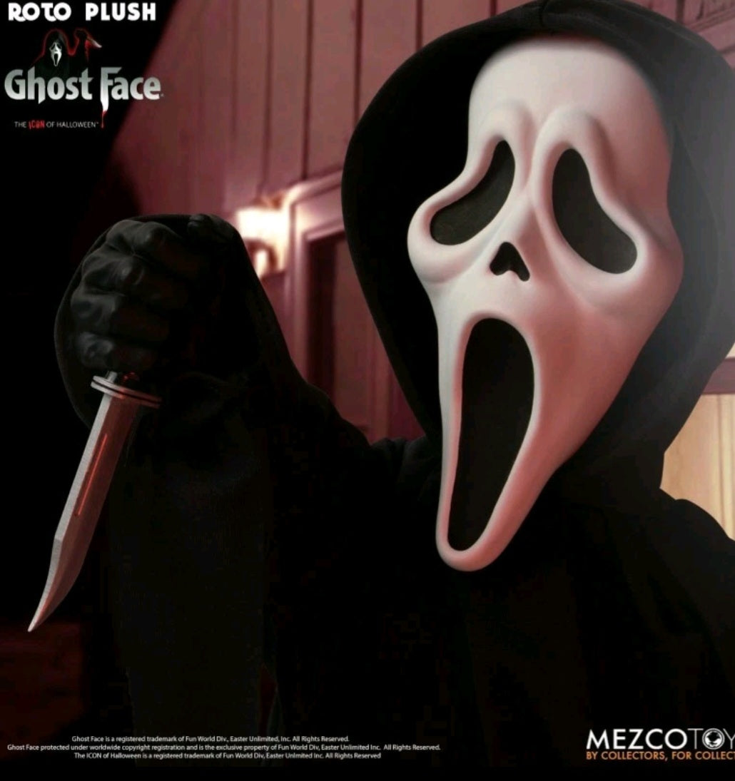 Mezco Scream Ghost Face 18' Roto Plush Doll