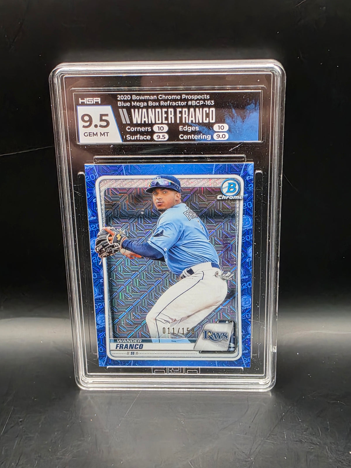 2020 Bowman Chrome Wander Franco Prospects Rookie HGR 9.5 Graded Card
