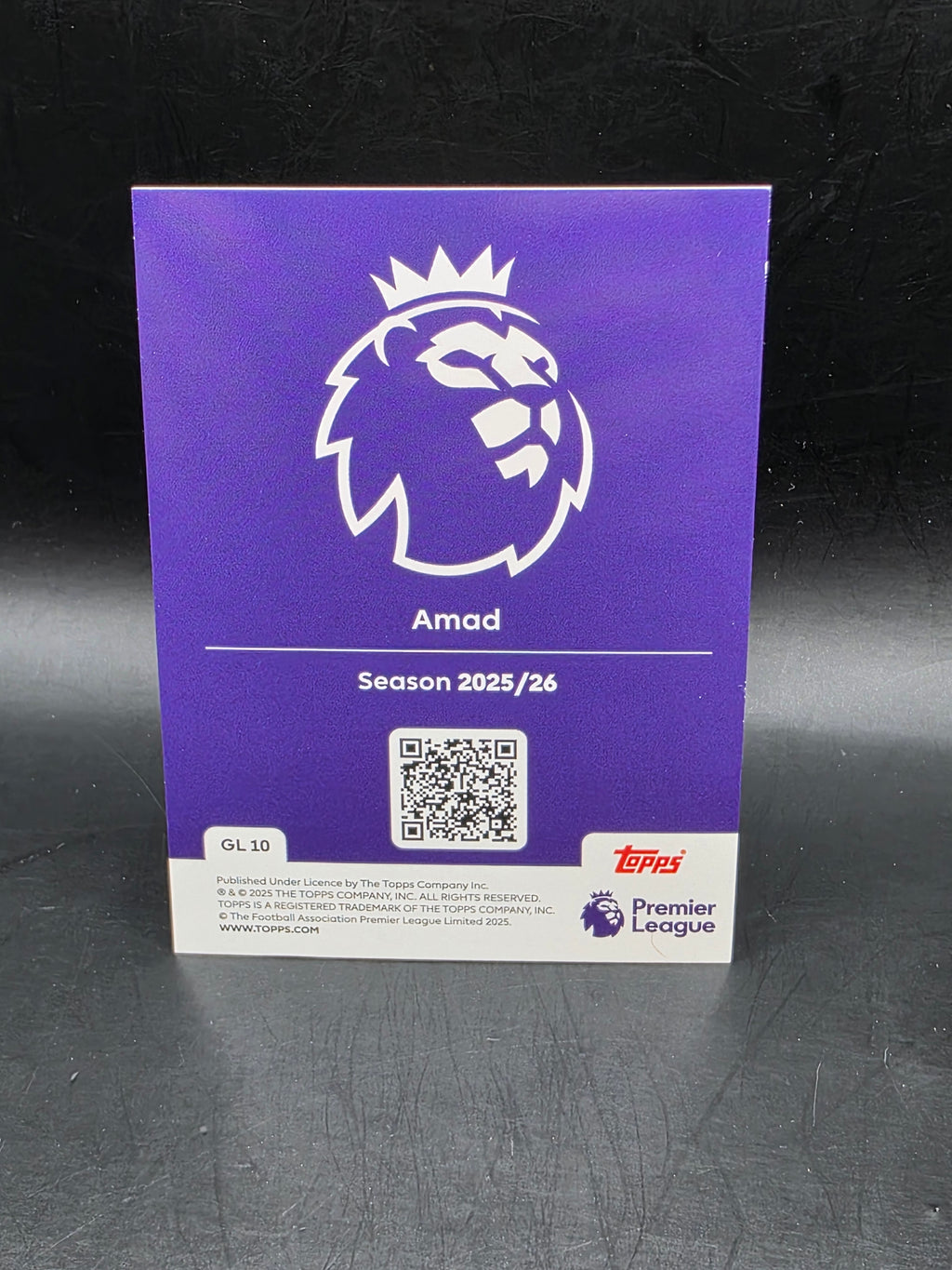 Topps Card Premier League 2026 Amad Gold Lion Man Utd