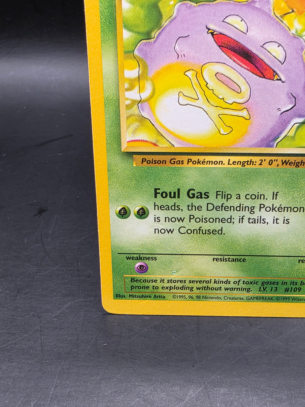 Pokémon TCG Koffing Base Set 51/102 Regular LP.