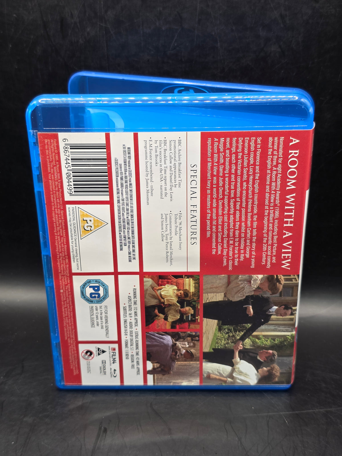 A Room With a View Blu-Ray (2012) Maggie Smith, Ivory (DIR) cert PG Great Value