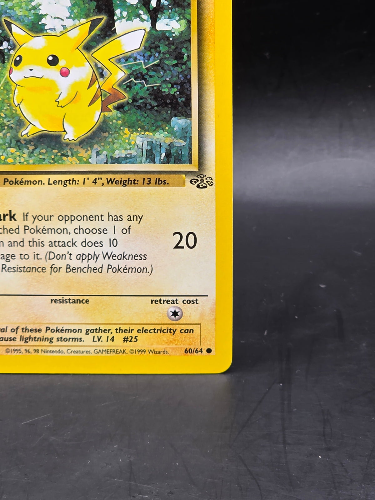 1999 Pokemon TCG Jungle Pikachu - 60/64 - Lightly Played