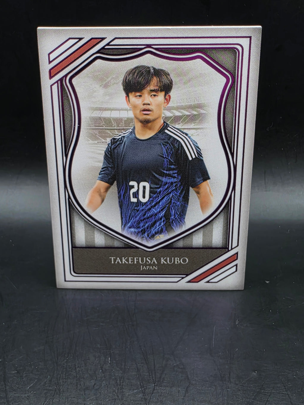 Takefusa Kubo 17/29 Futera Unique Heritage Parallel Football Card