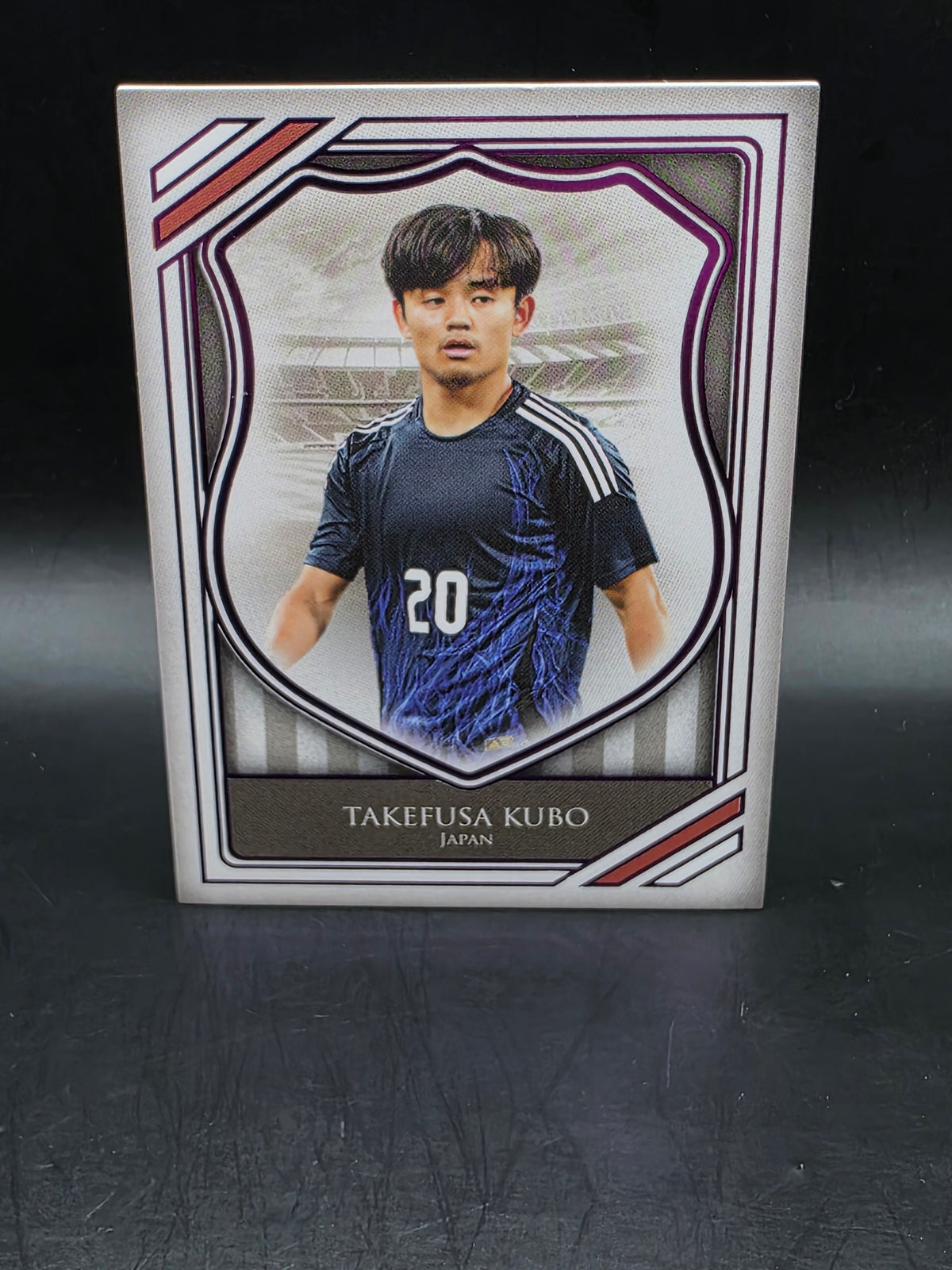 Takefusa Kubo 17/29 Futera Unique Heritage Parallel Football Card