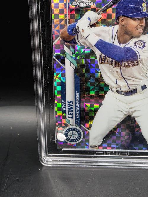 2020 MLB Topps Chrome Kyle Lewis RC X-Fractor HGA 9.5 GEM MINT