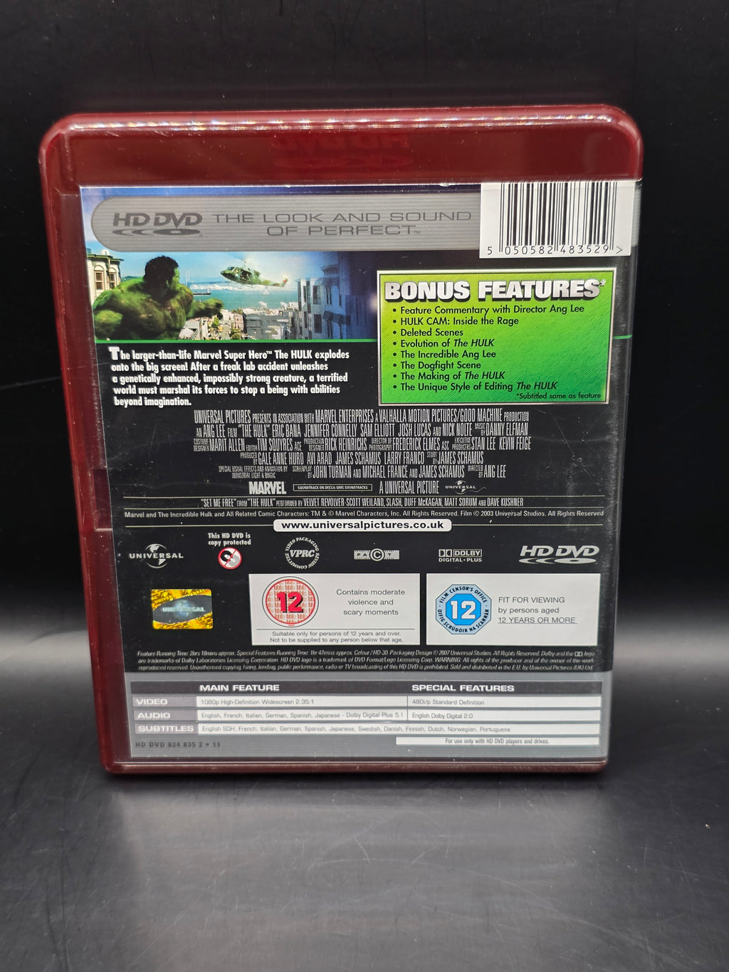 Hulk (HD, dvd)