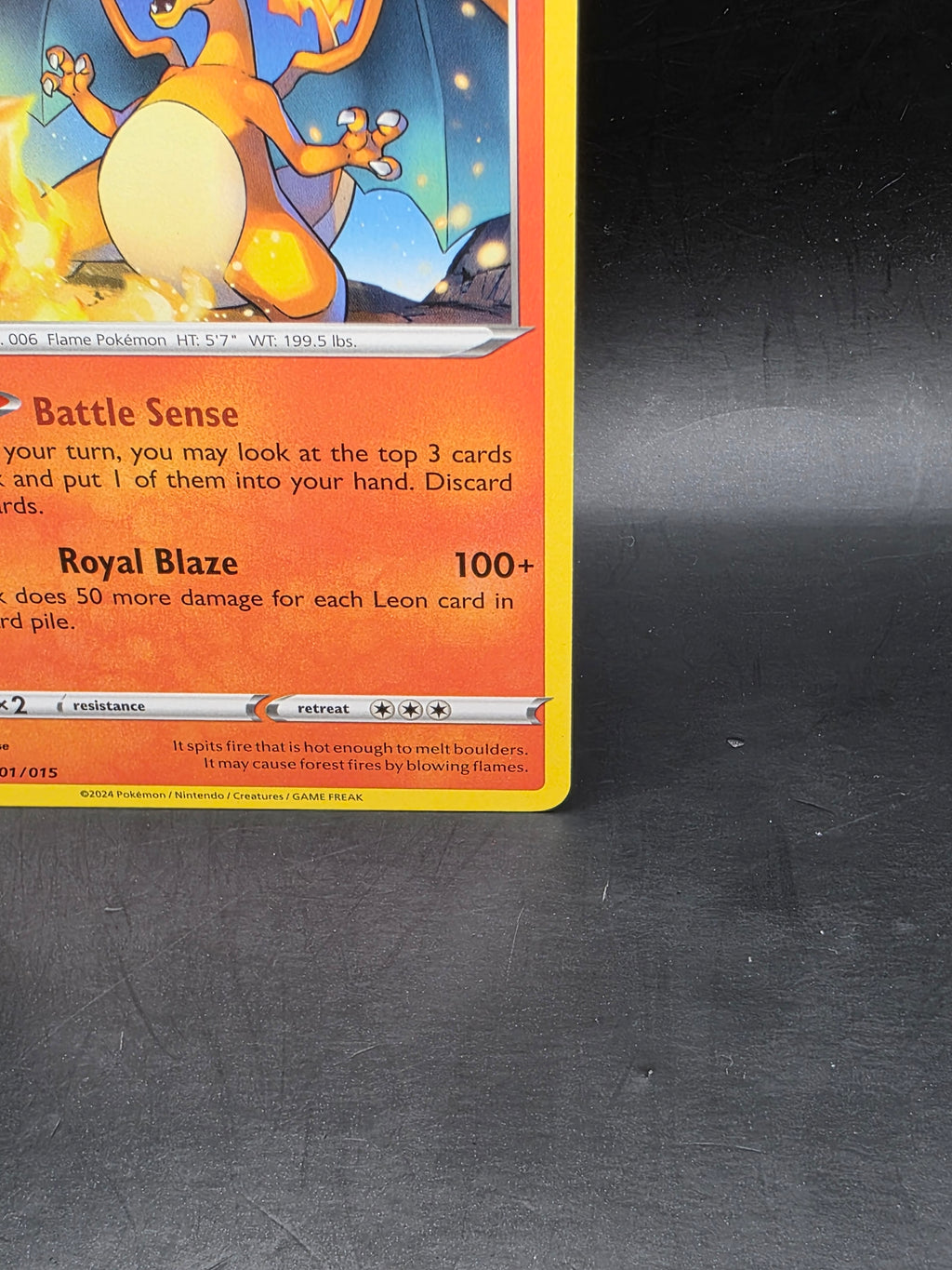 Nintendo Charizard 001/015 McDonald's 2024 Promo EN 2024 Pokémon TCG