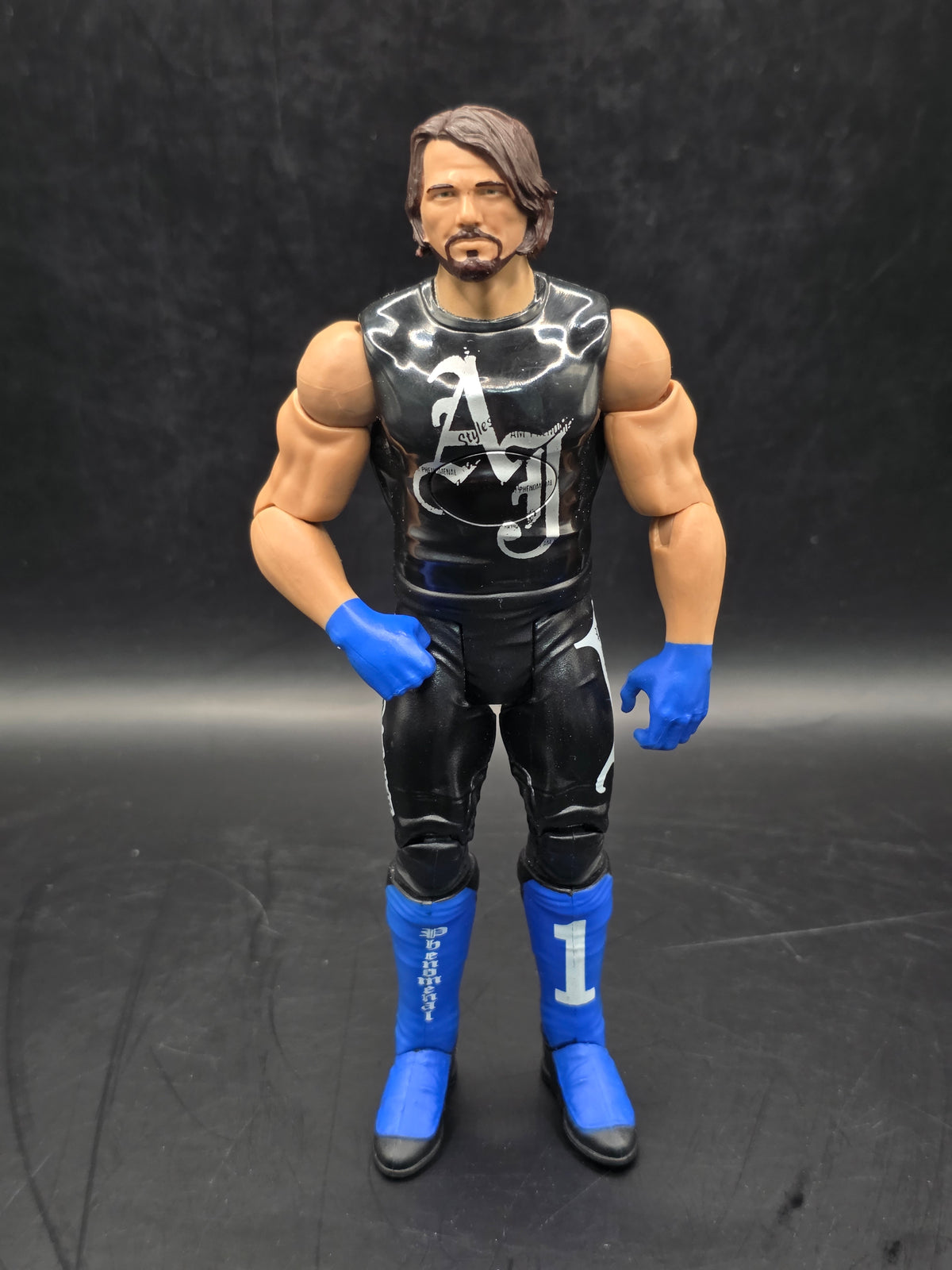 WWE AJ STYLES TOUGH TALKERS SERIES MATTEL WRESTLING ACTION FIGURE