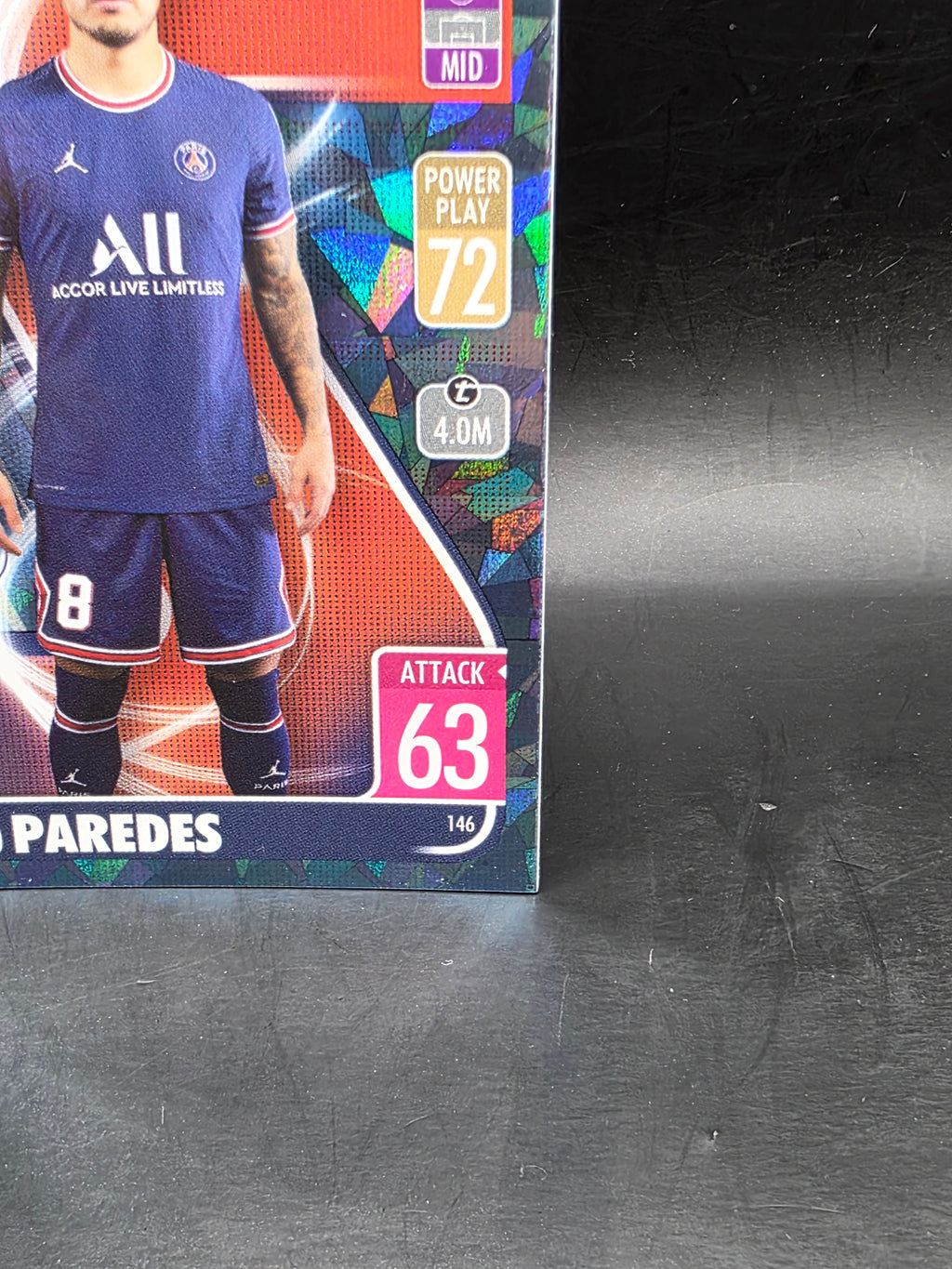 Match Attax 21/22 Paredes Paris Saint-Germain PSG 146 Crystal 2021/2022
