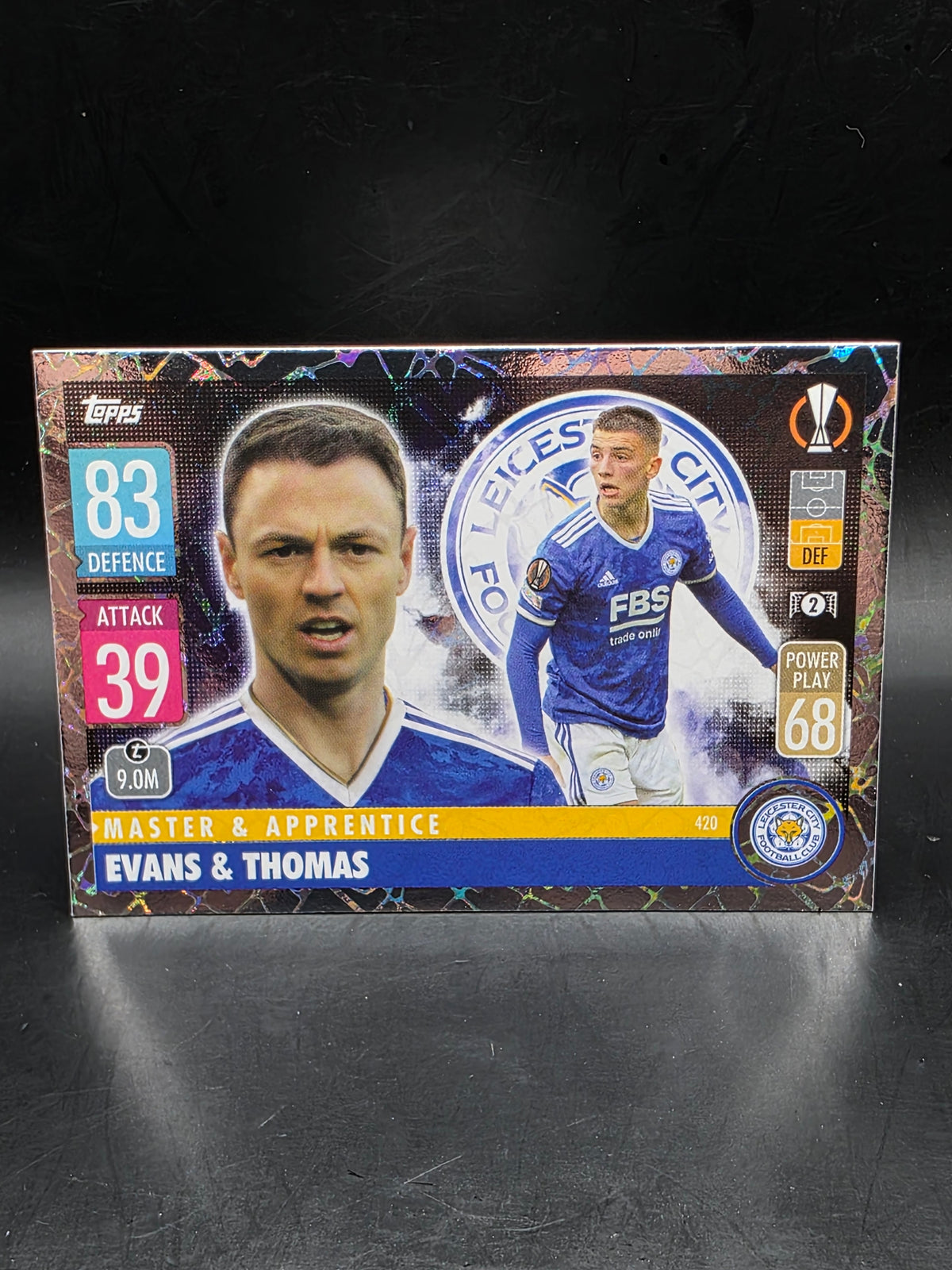 Evans & Thomas - Master & Apprentice - Leicester FC - 2021/22 Topps Match Attax