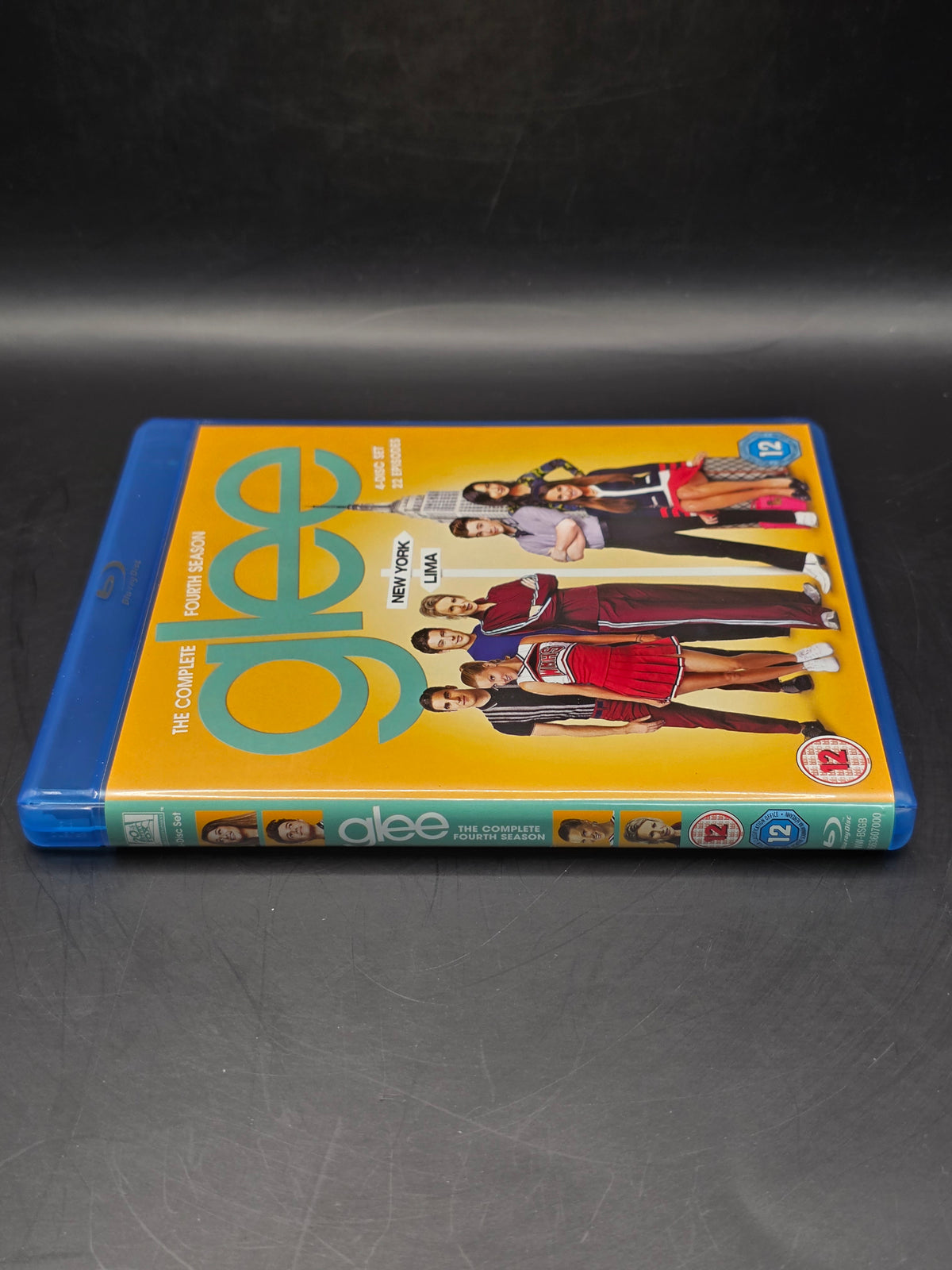 Glee: The Complete Fourth Season Blu-ray (2013) Chris Colfer cert 12 4 discs VGC