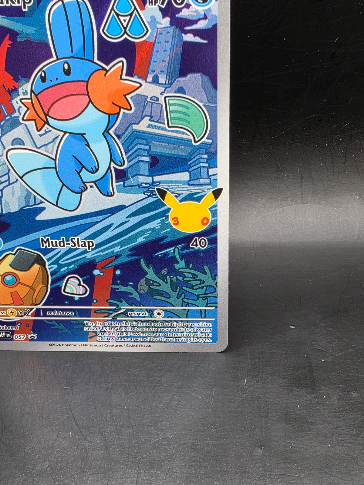 Pokemon First Partner Illustration Series 3 Mudkip MEP 057 Promo Card