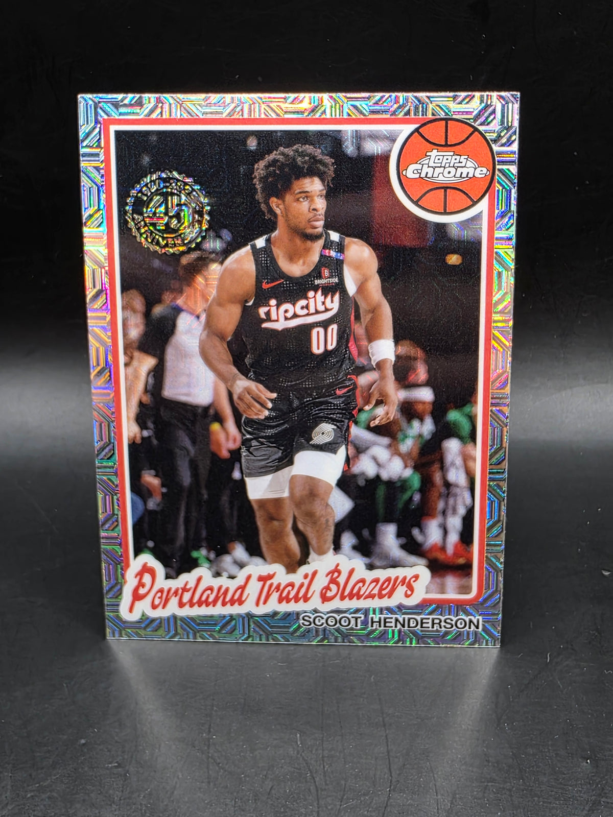 SCOOT HENDERSON 'SILVER PACK MOJO' (PORTLAND, TOPPS BASKETBALL 2025-26)M/NM