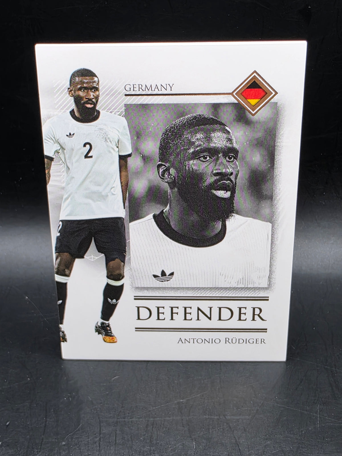 2025 Futera Unique World Football Edition 21 Antonio Rudiger /55