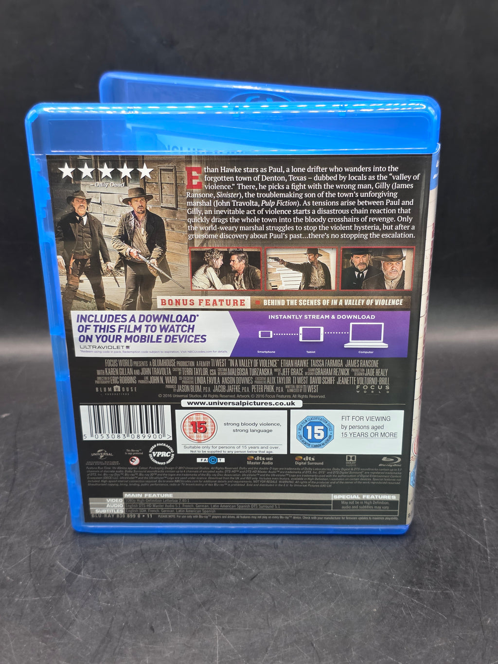 In A Valley Of Violence Blu Ray