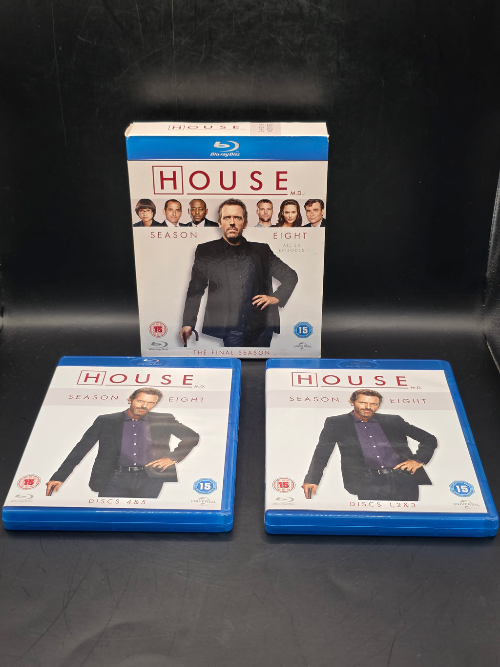 House Season 8 Blu-ray 2012 Starring Hugh Laurie