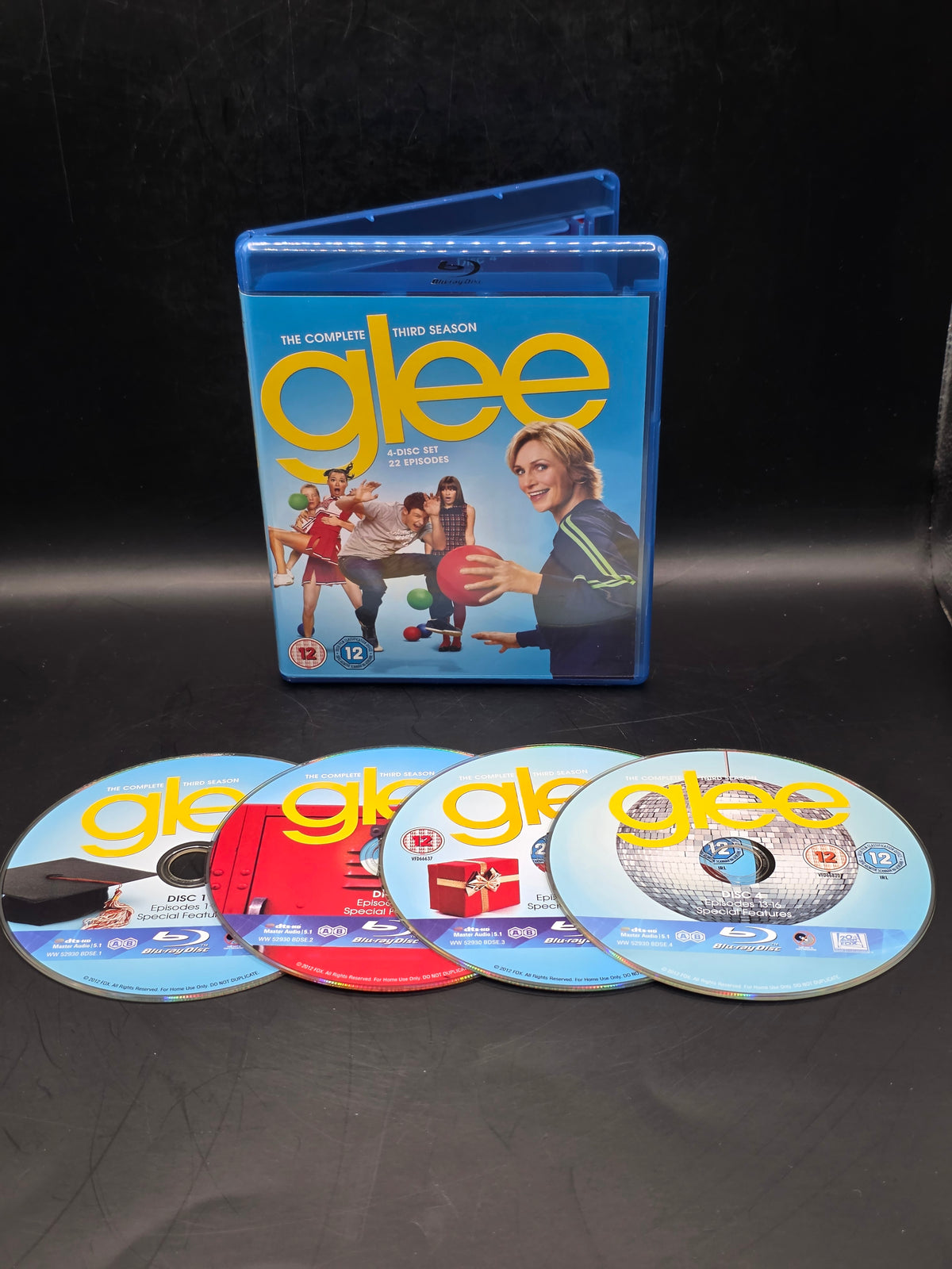 Glee: The Complete Third Season Blu-ray (2012) Dianna Agron cert 12 4 discs