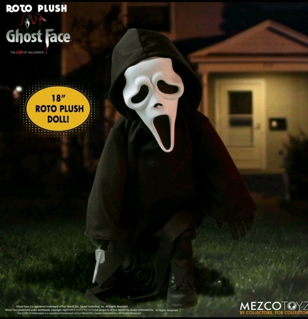 Mezco Scream Ghost Face 18' Roto Plush Doll