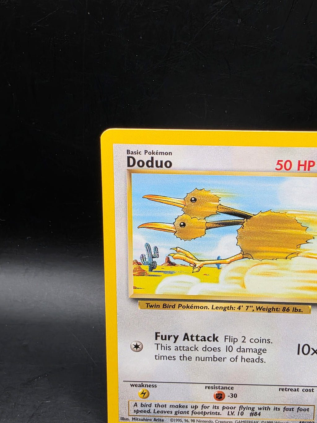 Doduo 48/102 | Base Set | Non Holo Pokemon Card LP