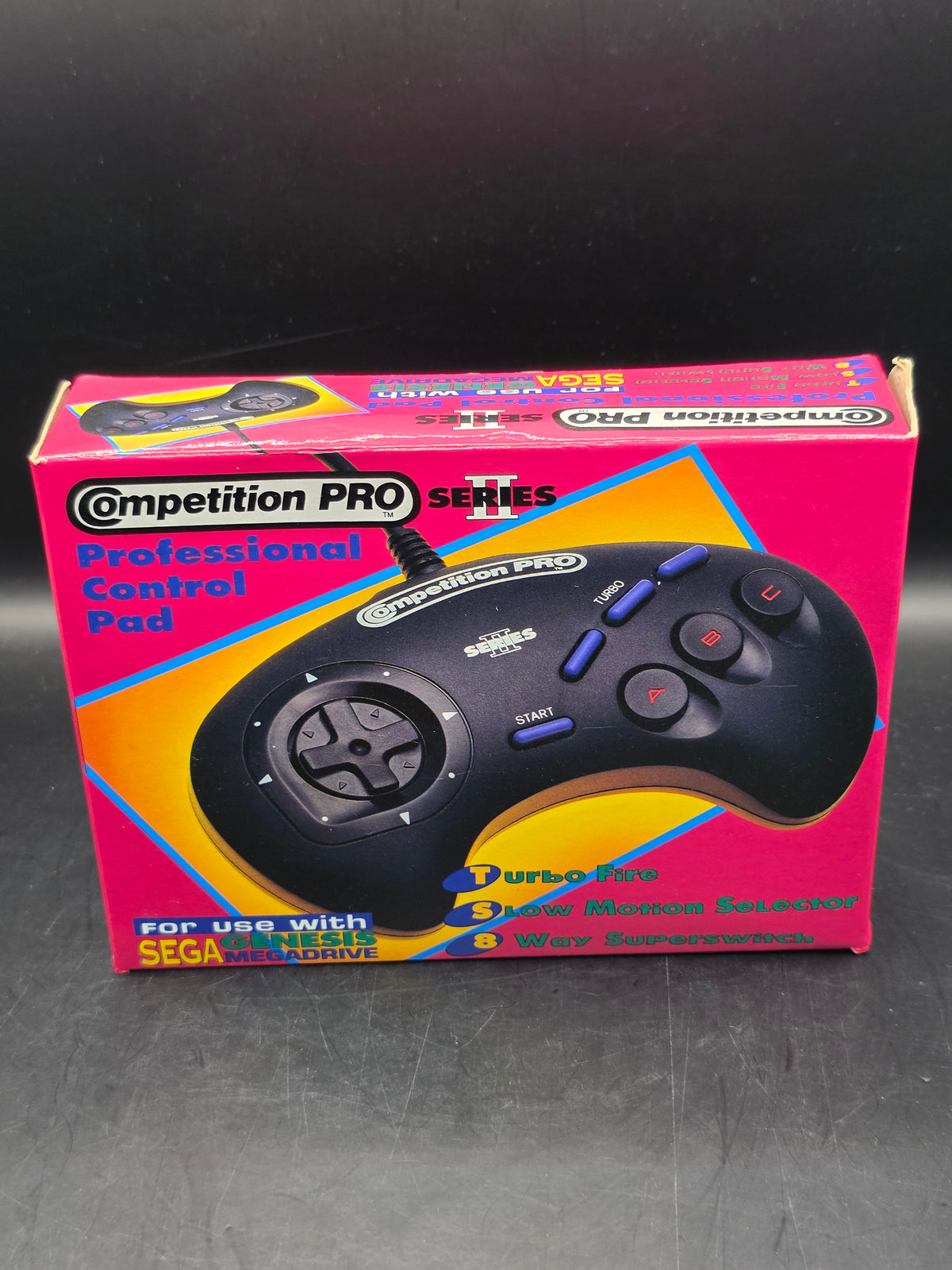 Competition Pro Series II 2 SEGA Mega Drive Controller Vintage Boxed
